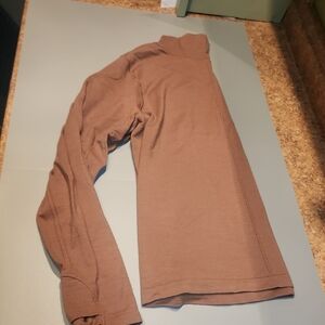 Athleta Brown Long Sleeve Tee